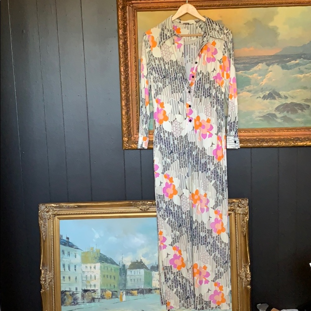 **Sold** Fantastic psychedelic vintage dress